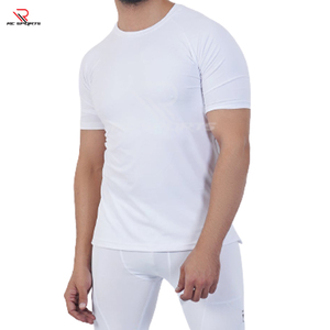 T-shirt unisexe personnalisé 100% coton premium, t-shirt blanc à col rond de haute qualité pour hommes avec style formel, impression de logo personnalisée - Product Image 4