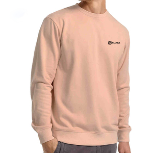 Patchs de logo brodé personnalisés pull sweat-shirt créateur de mode coton éponge française hommes sweat-shirt à col rond - Product Image 4