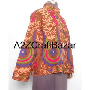 เสื้อแจ็คเก็ตคอตทริส ผ้าฝ้ายปักลาย พรีเมียม ขายส่ง สำหรับเด็กผู้หญิง สไตล์ชาติพันธุ์ ฤดูหนาว ฤดูใบไม้ผลิ แฟชั่น ทันสมัย เสื้อคลุมแบบดั้งเดิม สำหรับผู้หญิง - Product Image 5