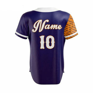 Maillot de baseball pour hommes de haute qualité, best-seller, vêtements de sport, 100% polyester, vêtements de softball, impression de logo personnalisée - Product Image 3