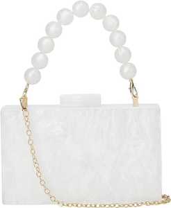 Sac fourre-tout promotionnel élégant pochette en résine transparente pour sac à main unique - Product Image 4