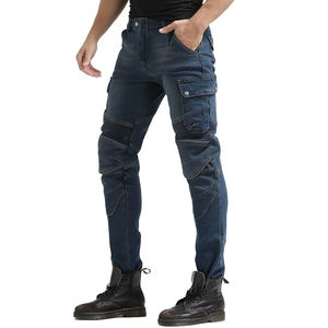 Pantalones de Motociclismo para Hombre, Vaqueros Elásticos con Protección, Cremalleras, Servicio OEM, Ropa de Motocross - Product Image 3