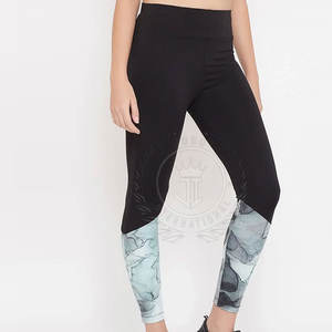Leggings de sport à taille haute fabriqués en usine, leggings de yoga solides, compression serrée, push-up, pantalon pour femmes, respirant, séchage rapide - Product Image 3