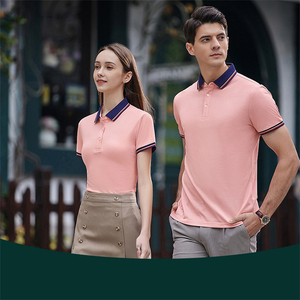 Algodón CVC de Alta Calidad para Camisetas de Verano, Tejido Sólido, Transpirable, de Secado Rápido, Unisex, con Logotipo Bordado Personalizado para Camisetas de Golf para Hombre - Product Image 2