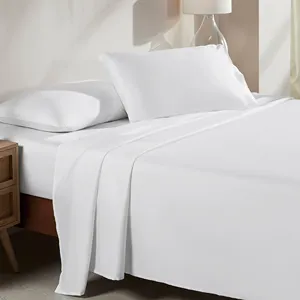 新到最优质100% 棉特大号床单酒店优质白色酒店套装床单出售