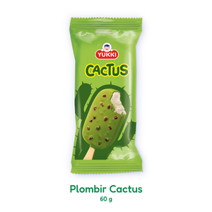 Dessert glacé au yaourt CACTUS enrobé de glaçage au lait avec framboises séchées 60g, Vente en gros directement du fabricant - Product Image 1