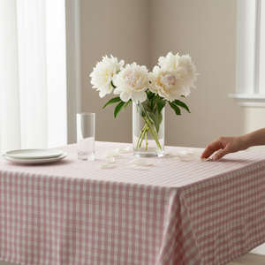 Premium Woven Terry Cotton <b>Tablecloth</b> 140x180cm Soft Durable Eco Friendly Fabric Luxury Perfect Elegant Dining Rustic Wedding - Product Image 1