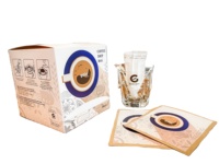 Café en Grano en Bolsa para Verter, Filtros de Papel de Goteo Lento, Listo para Preparar, Tueste Premium, Proceso Honey, 80% Robusta 20% Arábica, Caja de 10 Paquetes