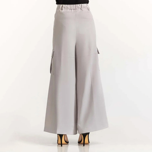 Women's 100% Cotton Baggy Trousers Breathable High Rise Faded Washed Denim <b>Jeans</b> Winter High Street Style Flat Front Medium Wash - Product Image 4