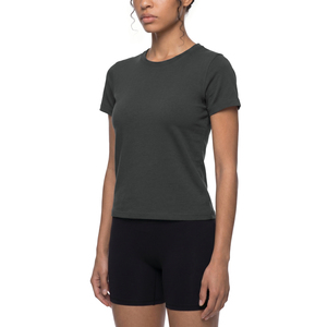 Camiseta de Algodón Ajustada para Mujer con Cuello de Lazo, de Secado Rápido, Transpirable, con Rayas de Dibujos Animados - Product Image 4