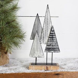 Christmas 2023 White Gold Metal Spiral Christmas Tree Stand Handmade Iron Christmas Iron Festive Metal Tree Centerpiece - Product Image 3