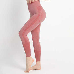 Bulk Leggings Manufacturer Wholesale Womens High Waist Gym Yoga Pants Seamless Compression <b>Tights</b> Best Price - Product Image 3