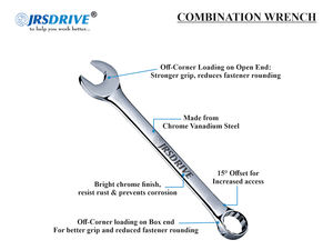 Eastman Chrome Vanadium Steel Combination Wrench 6pc, 8pc, 10pc and 12 pcs kitroll <b>Spanner</b> Set Customizable OEM Support - Product Image 3