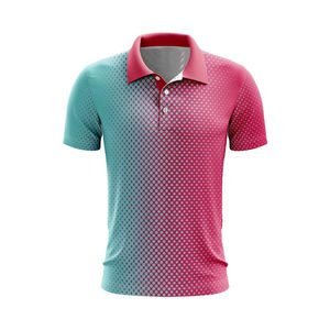 Personalizado hombres sólido para camisa sublimación impresión transpirable antiarrugas secado rápido tela de poliéster ropa deportiva equipo de tenis de golf - Product Image 6