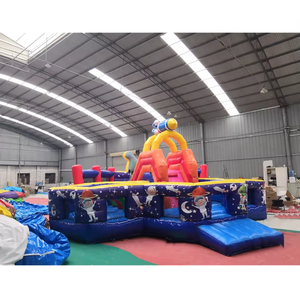 Commercial Outdoor Bounce House <b>Slide</b> Adults PVC <b>Inflatable</b> Double <b>Water</b> <b>Slide</b> Amusement Park Use Large Capacity - Product Image 2