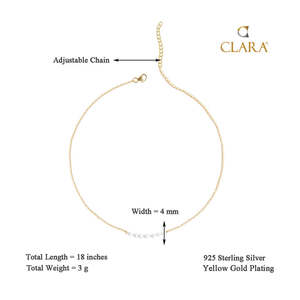 NOVAMART Fine 925 Sterling Silver Pearl Charm <b>Necklace</b> <b>Chain</b> Wholesale Export - Product Image 3