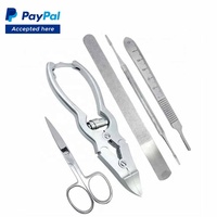 Kit Básico de Podología - Instrumentos Básicos para Cirugía de Uñas, Herramientas para Extracción de Uñas Encarnadas, 410 Piezas de Acero Inoxidable Japonés, Corte Suave y Preciso
