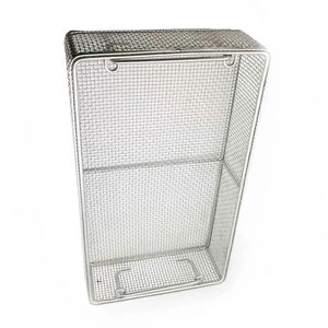 ถาดตาข่ายสแตนเลสเยอรมันพร้อมฝา250x170X70มม. ถาดสำหรับล้างและฆ่าเชื้อเครื่องมือผ่าตัด - Product Image 3