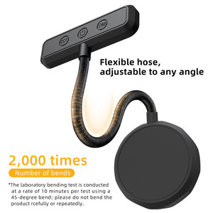 Flexible LED <b>Reading</b> <b>Light</b> Magnetic Rechargeable Book <b>Light</b> Portable Clip‑On Lamp For <b>Bedside</b> <b>Reading</b> Bedroom Night Study - Product Image 6