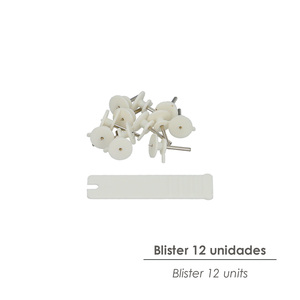 Piccoli Ganci Rotondi per Quadri (Confezione Blister da 12) con Chiodo - Product Image 3