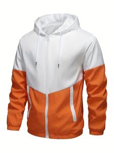 Chándal Deportivo Personalizado con Logotipo, de Alta Calidad, con Cremallera, para Hombre, Chaqueta Deportiva de Moda, Cortavientos de Poliéster, Ropa Deportiva Urbana - Product Image 3