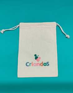 Fourre-tout en toile de coton écologique personnalisable sac à cordon réutilisable Shopping personnalisé Logo imprimé personnalisé Fournisseur en gros - Product Image 3