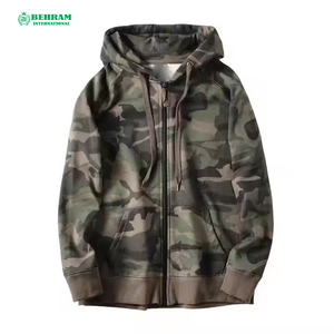 Nouveau sweat à capuche unisexe personnalisé avec fermeture éclair, OEM, manches longues, 100% coton molletonné, respirant, séchage rapide, coupe classique, hiver, USA - Product Image 4