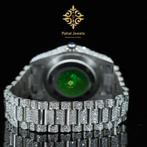 Montre pour homme de luxe Hip Hop, bracelet en acier inoxydable de haute qualité, style tendance, sertie de diamants en moissanite, style luxueux - Product Image 4