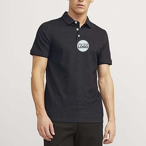 Camisetas Casuales de Manga Corta para Hombre, Corte Ajustado, con Logotipo en el Pecho, Estilo Polo - Product Image 5