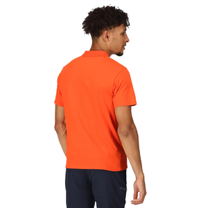 2023 Summer Arrival Men <b>Orange</b> Colour Comfy Fit <b>Polo</b> Shirts Men <b>Polo</b> T Shirts With Embroidered Logo On Front - Product Image 2