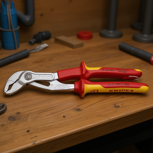 คีมปั๊มน้ำ Knipex Cobra VDE Hightech ด้ามชุบโครเมียม หุ้มฉนวนพร้อมด้ามจับหลายชั้น ผ่านการทดสอบมาตรฐาน VDE - Product Image 3