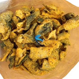 ขนมขบเคี้ยวผิวปลาแซลมอนทอดกับไข่แดงเค็ม-รสชาติที่ดีที่สุดในเวียดนามปลอดสารพิษและปลอดภัยที่จะใช้ - Product Image 4