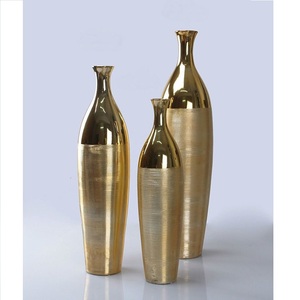 Customized Handmade Design Best For Home Decor Hand Made Best Indoor Decor And Handmade Design <b>Gold</b> Plant <b>Vase</b> and flower <b>vase</b> - Product Image 1