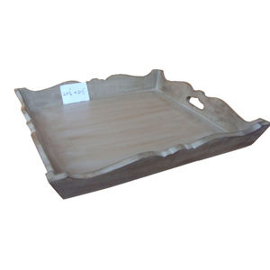 Handmade Heart-Shaped Serving <b>Tray</b> From Mango Wood Custom Carved Unique Technique for <b>Snacks</b> and Beverages - Product Image 4