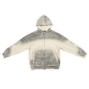 Sweat-shirt à capuche oversize pour homme, tie-dye dégradé, style hip-hop, avec impression par transfert thermique - Product Image 1