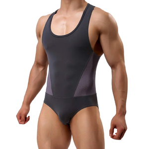 OEM Athletic Blank Gym Training Hommes Stringer Running Singlet Débardeur Personnalisé Coton Respirant Sport Wear Wrestling Singlets - Product Image 1