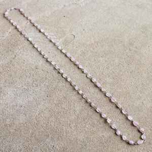 สร้อยคอหลายเม็ดพลอยผสมทัวร์มาลีน โรสควอตซ์ อะมีทิสต์ สร้อยยาวสไตล์โบฮีเมียนแบบเลเยอร์ 98 ซม. เครื่องประดับสุดหรู - Product Image 5