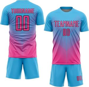 Maillot de football personnalisé à manches courtes, imprimé par sublimation, kit d'équipe de haute qualité pour garçons et hommes - Product Image 3