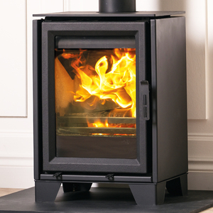 Eco-Friendly Tight Seal Modern Round Design WiFi Indoor Wood Pellet <b>Stove</b> for Villa Living Room - Product Image 5