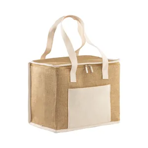 Borse Termiche Personalizzate in Juta per Conservazione Alimenti - Product Image 1