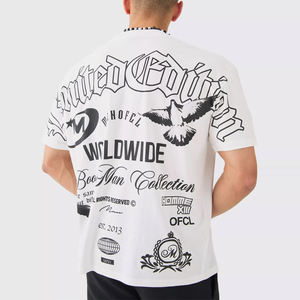 Logo personnalisé de haute qualité imprimé graphique séchage rapide hommes Gym T-Shirts 100% coton tenue décontracté conception personnalisée avec impression unie - Product Image 2