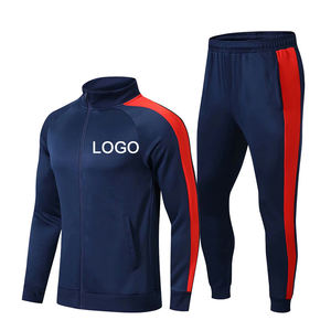 Survêtement de sport élite, veste à capuche zippée intégrale, pantalon de sport, imprimé uni, séchage rapide, écologique, conçu pour l'entraînement, décontracté - Product Image 2
