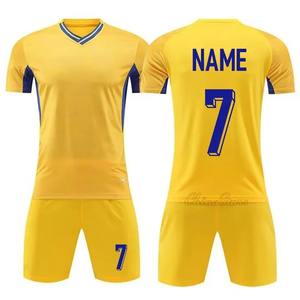 Uniforme de Fútbol Personalizado para Hombre y Niño, Conjunto de Camiseta de Fútbol de Manga Corta de Secado Rápido, Ropa Deportiva con Colores y Tallas Personalizadas - Product Image 1