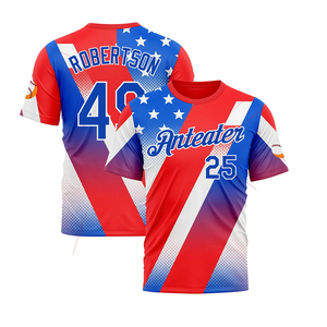 Camiseta deportiva con estampado de sublimación para hombre, jersey de cuello redondo, entrenamiento, último diseño, camisetas de poliéster para caballeros - Product Image 1