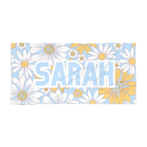 Nombres clásicos impresos 100% Toallas de playa de algodón 70x140cm 460GSM a prueba de arena ligero secado rápido GOTS certificado para uso junto a la piscina - Product Image 2