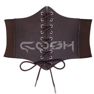 Corsé Steampunk de Torso Corto Marrón, Cinturón de Entrenamiento de Cintura - Product Image 6