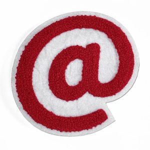 Nuevo diseño bordado día brillo sarga tela Chenille letras parches hierro en fútbol americano Chenille parches para ropa - Product Image 5