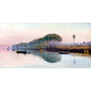 Paysage égyptien Céramique Murale Dosseret Bain Carrelage Art Déco Peintures Murales #2277 - Product Image 1