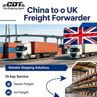 Transitaire maritime et aérien de premier plan, transport FBA LCL FCL, coût d'expédition compétitif, Chine vers le Royaume-Uni, agent d'expédition DDP