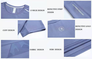 เสื้อยืดผู้ชายผ้าคอตตอน100% ออกแบบเองเสื้อยืดกีฬาตัวใหญ่พิเศษทรงสั้นพิมพ์ลาย220gsm สีพื้น - Product Image 2